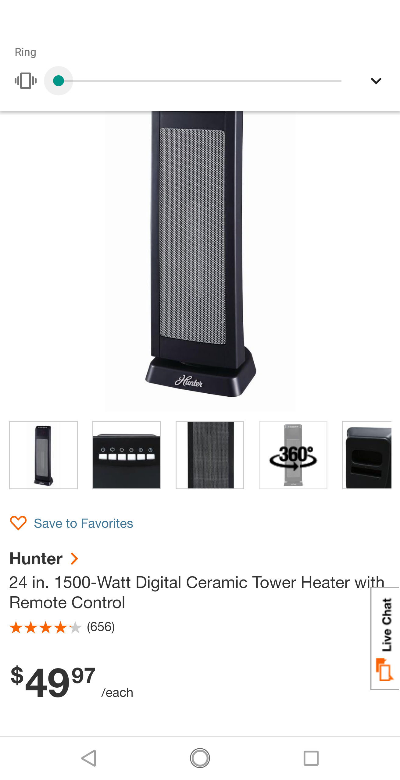 Hunter Space Heater - 24 1500 Watt - Excellent Condition for Sale in Long  Beach, CA - OfferUp