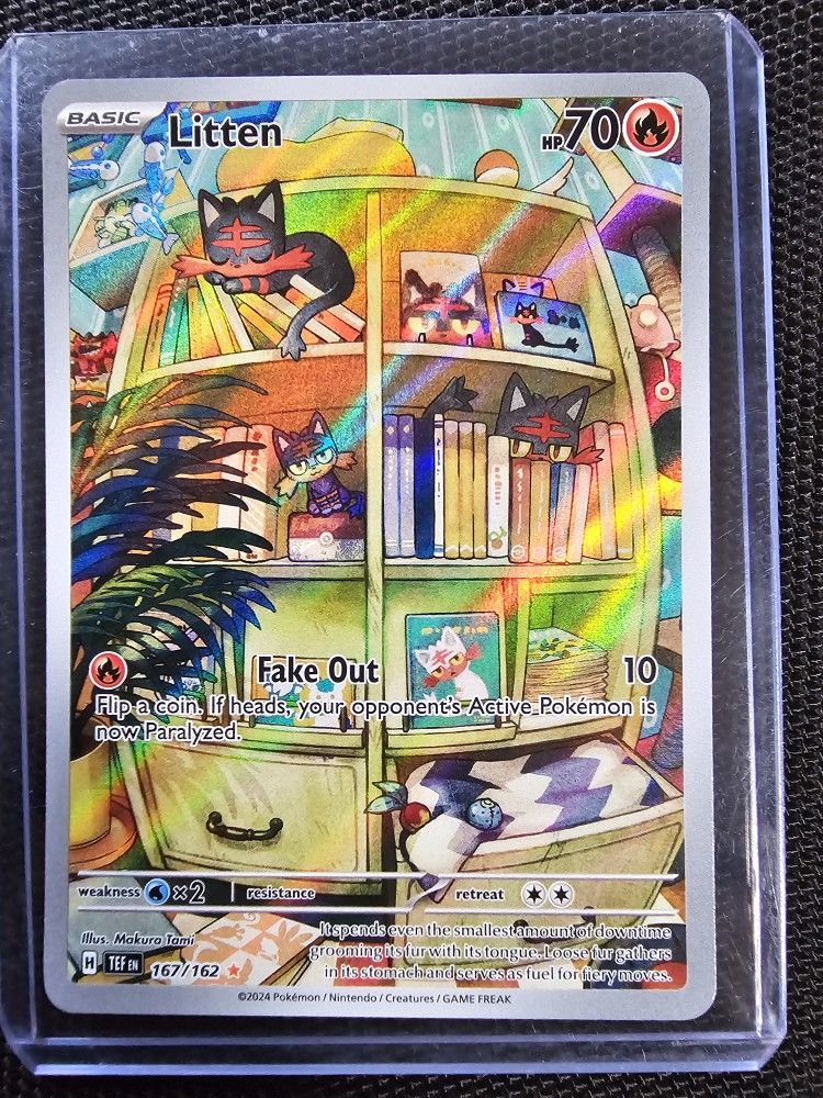 Litten - 167/162 - SV05: Temporal Forces Alt Art NM