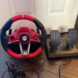 Mario kart wheel and pedal