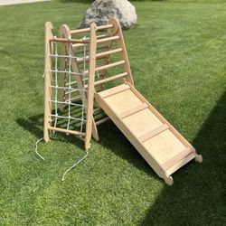 Goodevas 3-Piece Wooden Climbing Set