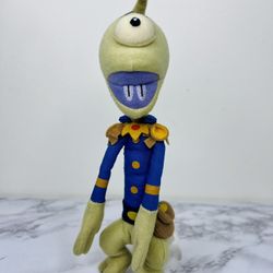 Disney Store Rare Lilo & Stitch Pleakley Plush 13"  One Eye Alien