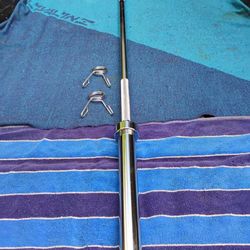 NEW  6  FOOT / 35 LB.  OLYMPIC  BARBELL BAR
    •   5 foot / 7 foot  &  EZ  CURL  BARS / HEX BAR & ASSISTED SQUAT BAR  ALSO AVAILABLE