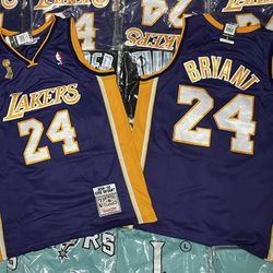 Lakers Kobe Bryant Jersey #24 Purple Jersey