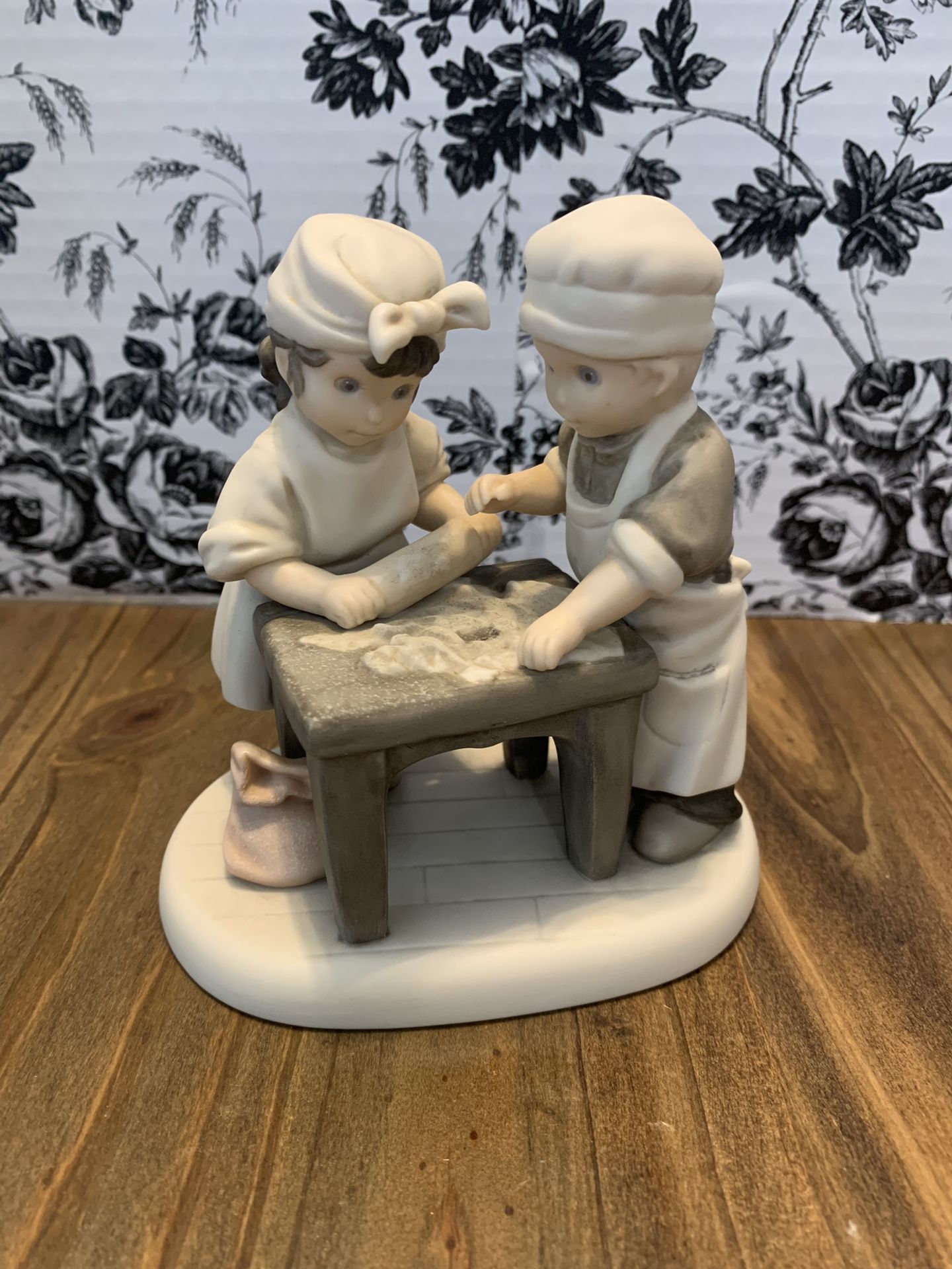 Cute Little Baker Statue. 