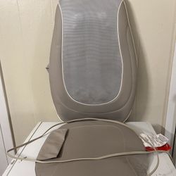 ObusForme Back Massager with Heat | Vibration Massage|Back Support Frame, Removable Lumbar Pad for Low Back Support | On-The-Go Relief, Home, Office 