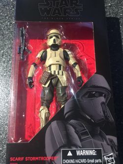 Scarif Stormtrooper 6 inch action figure Rogue One a star wars story, The Black Series, Walmart Exclusive, collectible figure