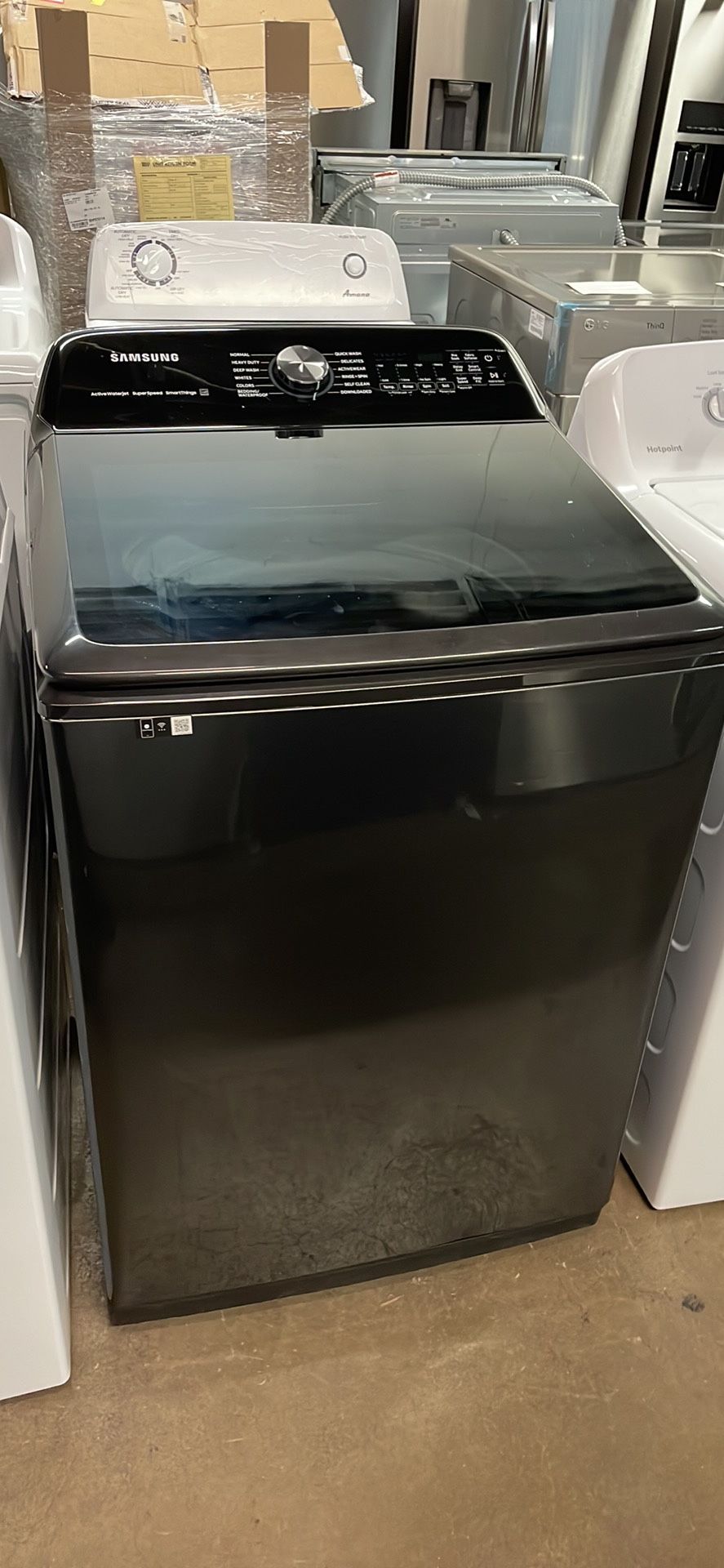 NEW GE 4.5 Cu. Ft. Top Load Washer with Precise Fill White on White