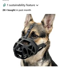 Large Dogs Basket Muzzle 