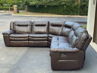 🛋️ Sectional Couch/Sofa - Electric Recliners - Brown - Delivery Available 🚛