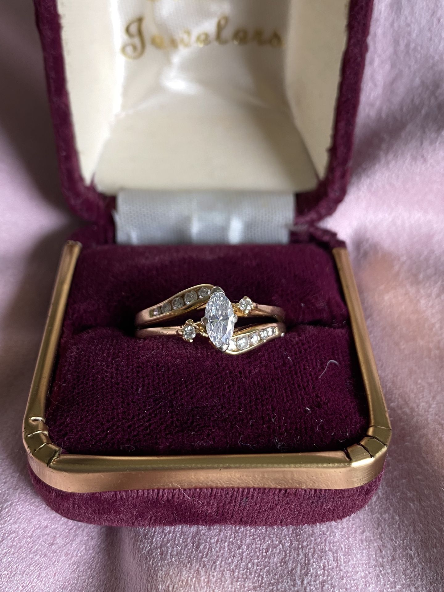 Engagement Ring - 14K Gold And 0.5ct Diamond 