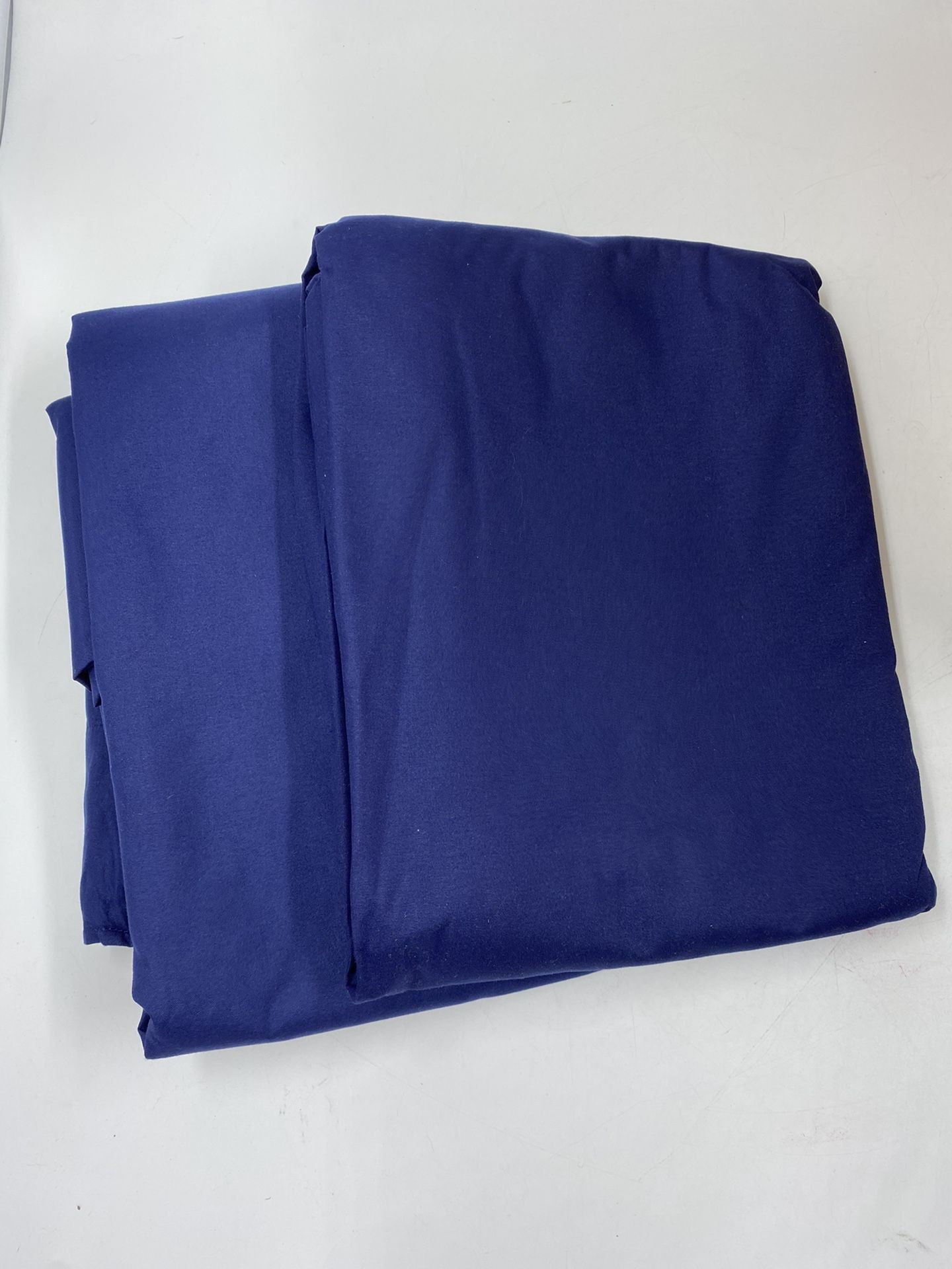 Pair Smartblock Rod Pocket Room Darkening 84” 1 Window Curtain Panels In Navy
