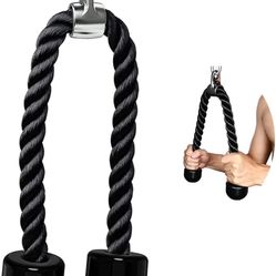 Tricep Rope Pull Down Cable Machine Attachment 