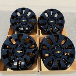 20” Chevrolet Silverado 2500hd 3500hd original rims factory in Gloss Black