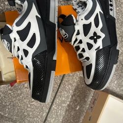 White Black Grey Louis Vuitton Skates