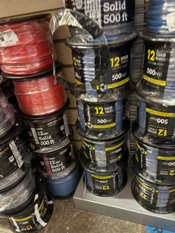 New wire cable # 12 solid 500ft