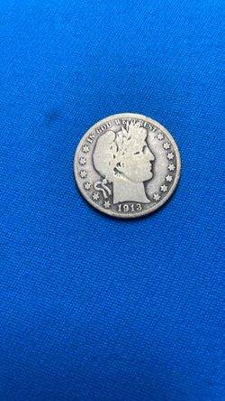 Rare 1913 Barber half dollar