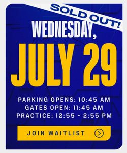 4 Tickets Rams Training Camp Wednesday July 29