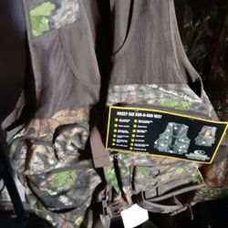 MOSSY OAK Spring Turkey Vest With Seat Cushion 