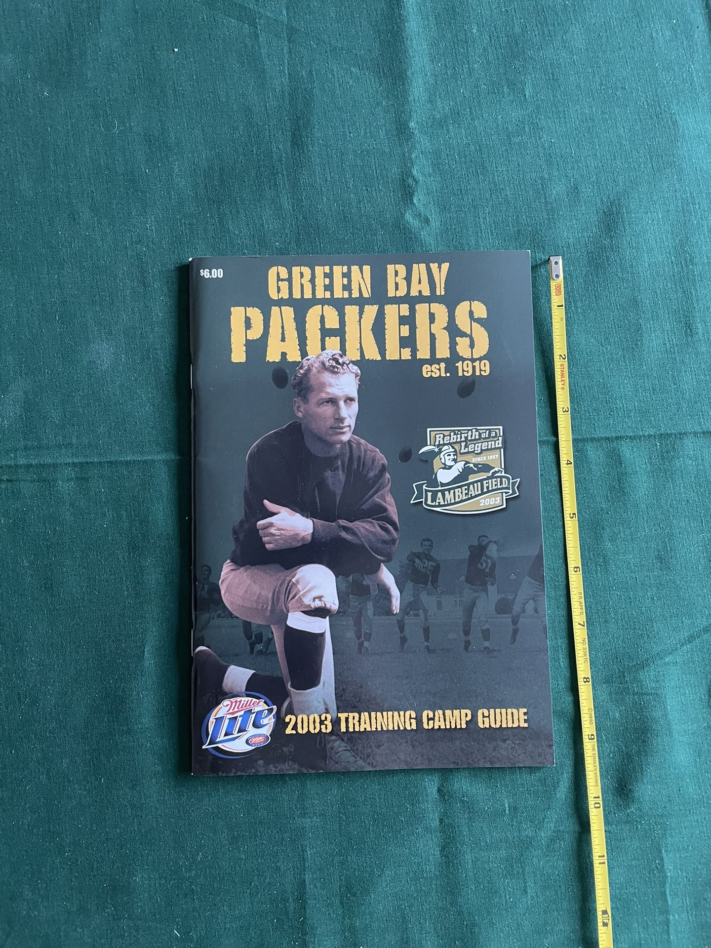 Green Bay Packers 2003 Training Camp Guide Book 6.75x9.5