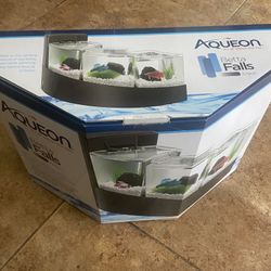 Aqueon Betta Falls Fish Tank + Mini Heater 10w 