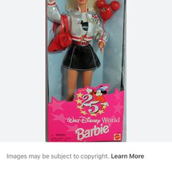 Walt Disney Barbie Doll Special Edition 25 Years