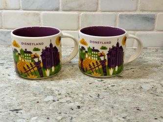 Starbucks Disneyland Haunted Mansion Mugs Set of 2