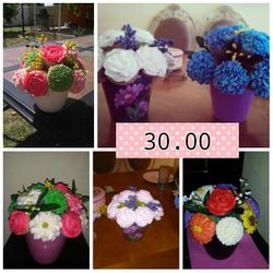 Edible Cupcake flower bouquet