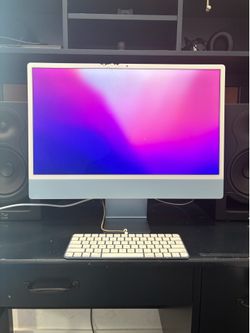2021 Apple iMac 24” - M1 - 8GB RAM- 256GB SSD - Fully Functional (Cracked Screen)