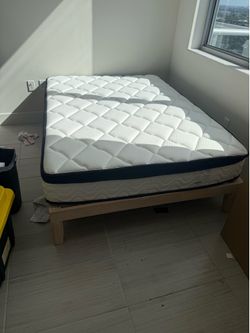 Full size Bed (frame and mattress)