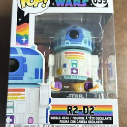 Funko Pop! Star Wars R2-D2 LGBTQ Pride 2023 #639 Vinyl Figure 