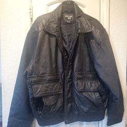 Vintage Genuine Leather JUNCTION WEST Bomber Jacket Size XL