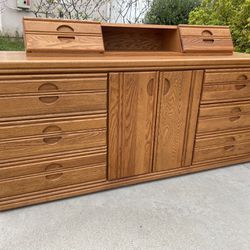 7 Drawer Wood Dresser Chest of Drawers Furniture 