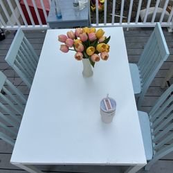 Dining Table With 4 Chairs 