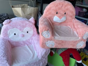 Sweet Seat Baby Toddler Chair Owl Or Bunny