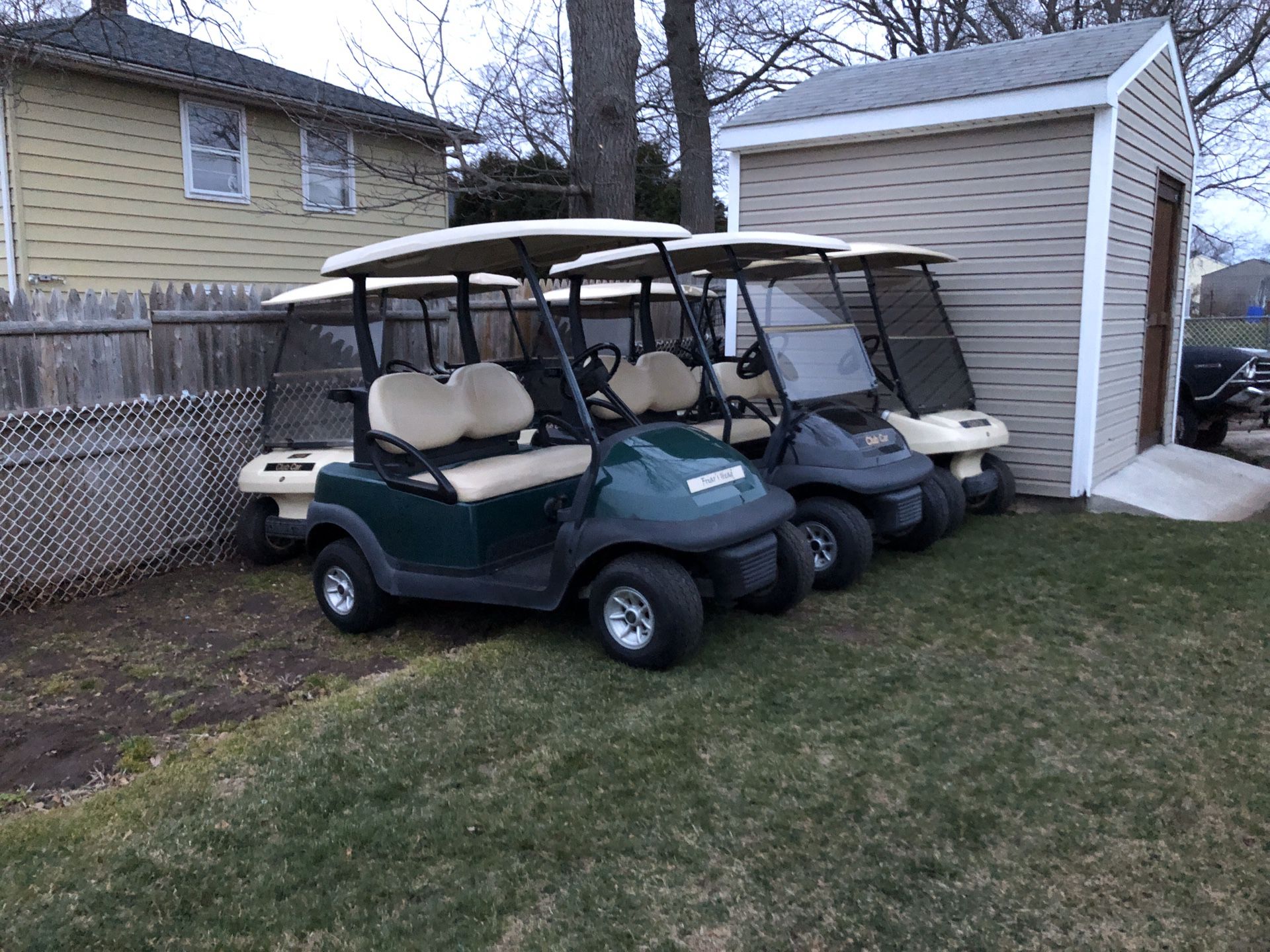 Clubcar gas golf carts