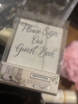 Guest Book Sign Stand
