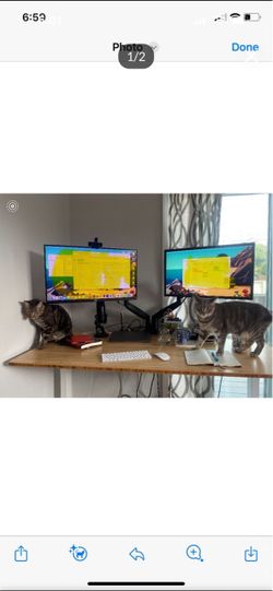 Dual Monitor Arm, Jarvis model,  by Fully