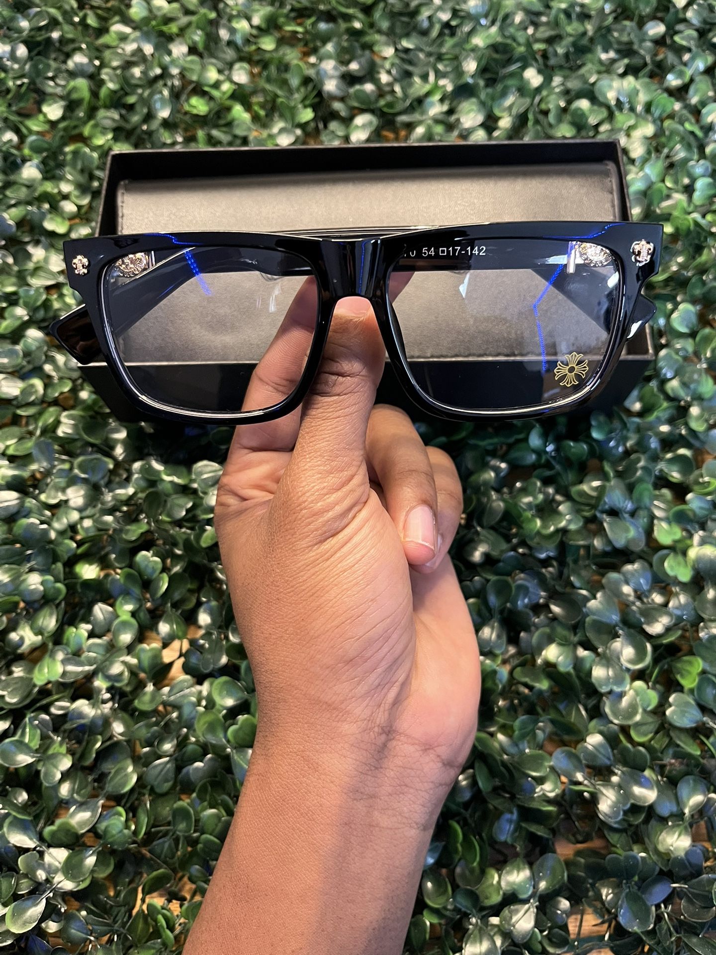 Chrome Heart Style Glasses