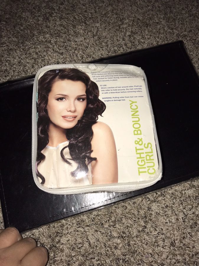 Tights and bouncy curls selling for $5