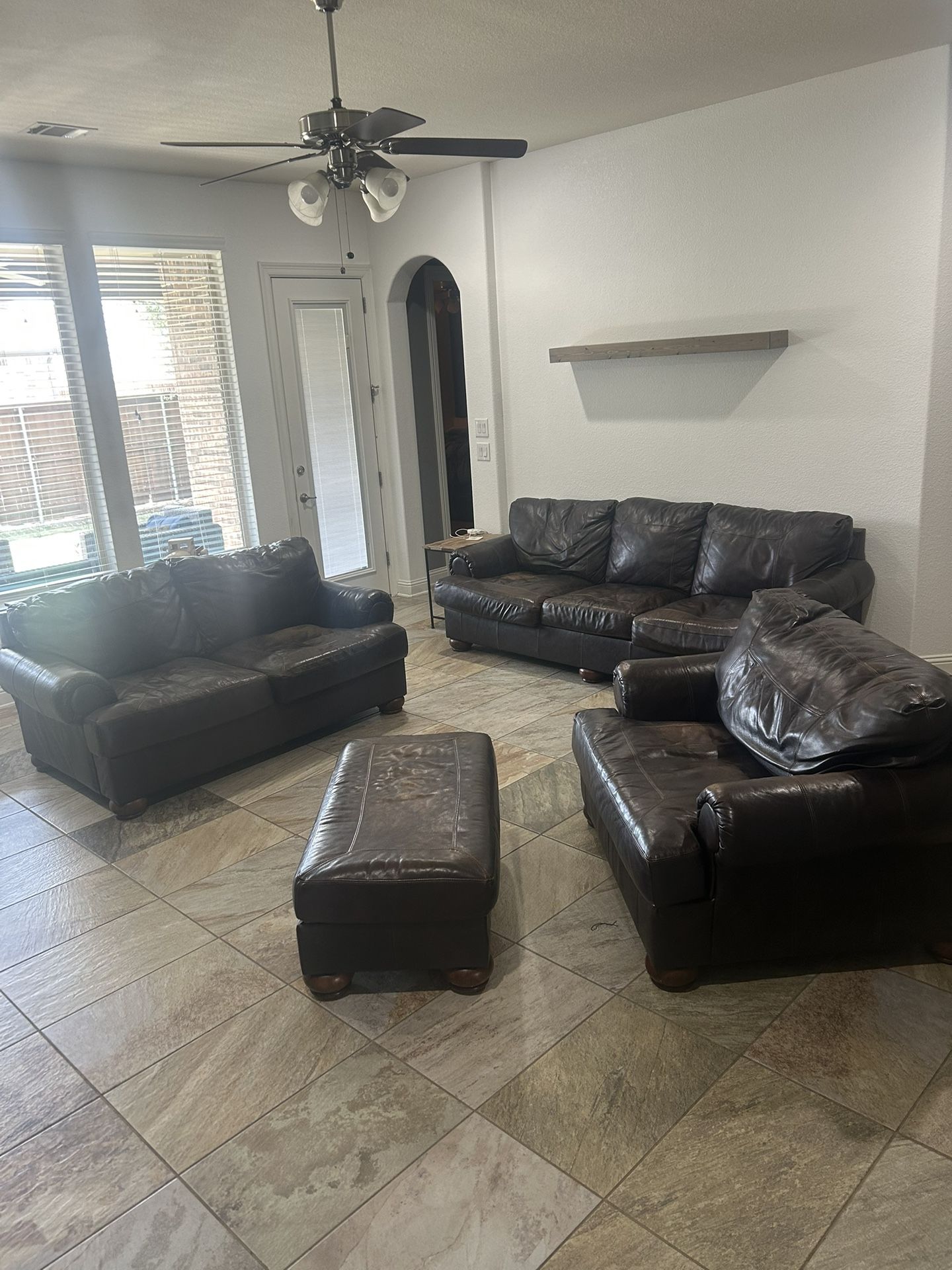 Leather Couch 