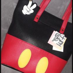 NEW Purse Bag Backpack Disney Mickey Mouse by DANI 12" TALL X 13" WIDE New