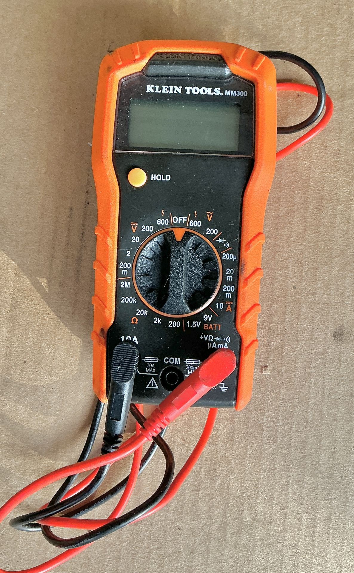Klein Tools MM300 Manual Ranging Digital Multimeter for AC/DC Testing