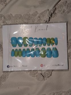 From India Full Set of Pressed On Nails