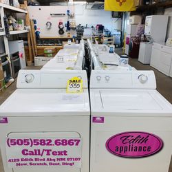 Washer And Dryer Sets Available $555 Includes Delivery 