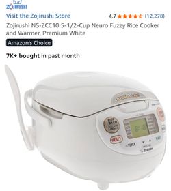 Zojirushi NS-ZCC10 Neuro Fuzzy Rice Cooker and Warmer