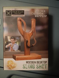 Desk Sized Wooden Slingshot