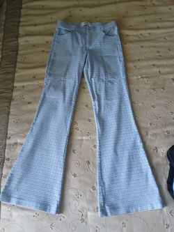 Hollister Co. Plaid Flare Pants Medium