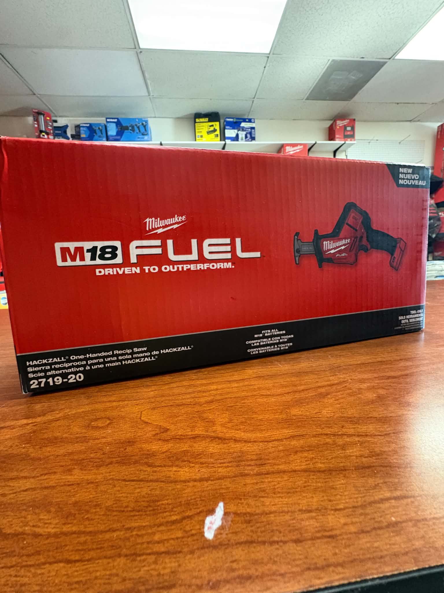 Milwaukee new hackzall fuel M18