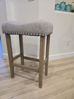 Saddle Bar Stools- Set of 3
