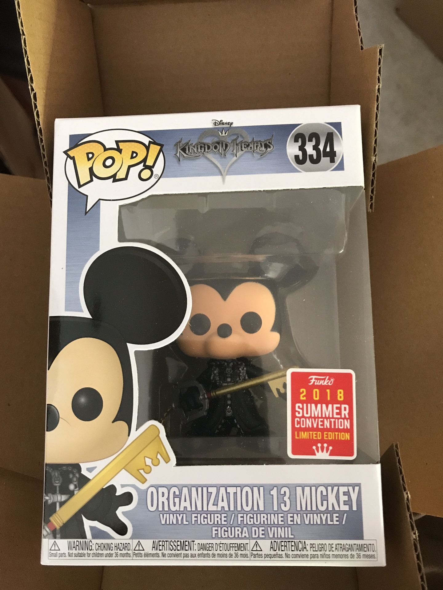 Funko pop limited edition Disney kingdom hearts organization 13 mickey